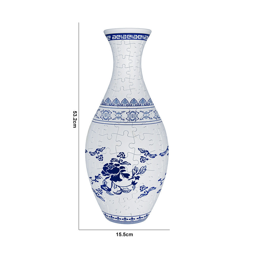 Beautiful 3D Flower Vase Puzzle
