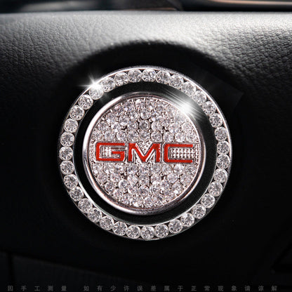 Luxury Crystal Car Starter Button Cover Ring