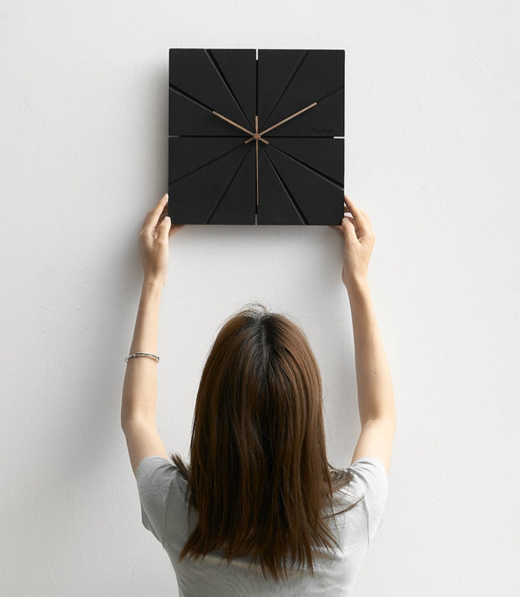 Slim Quiet Modern Wall Clock for Home Decor
