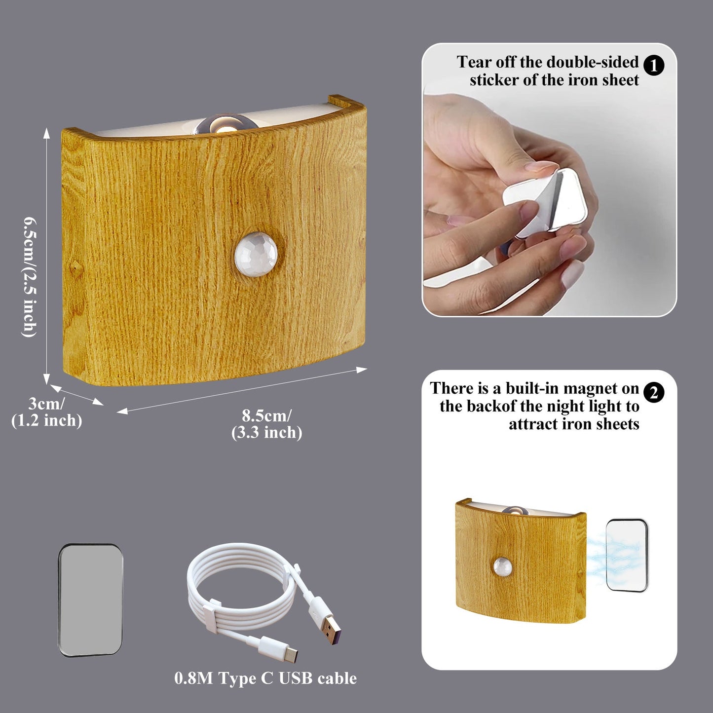 Easy Install Motion Sensor LED Wall Light