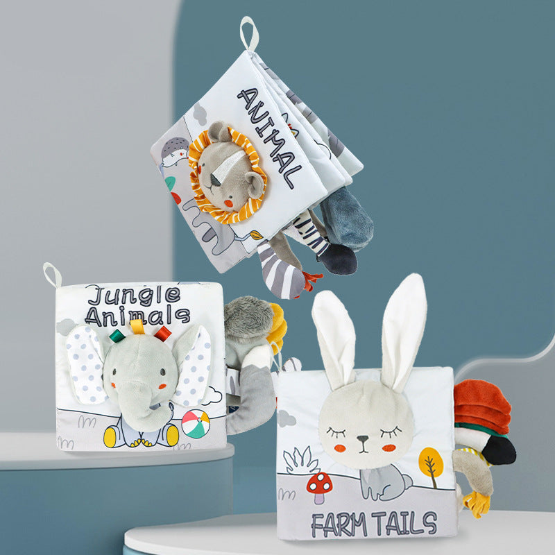 Soft Interactive Kids Plush Toy Book