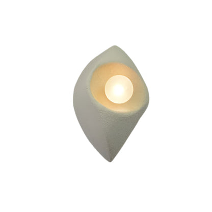 Simple White Textured Wall Lamp