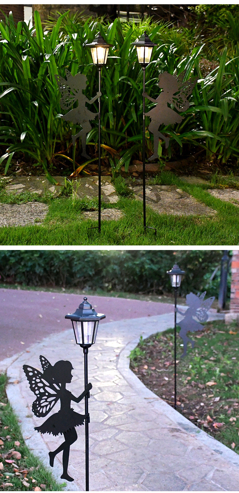 Solar Powered Garden Path Light, Waterproof Outdoor Decor Lamp