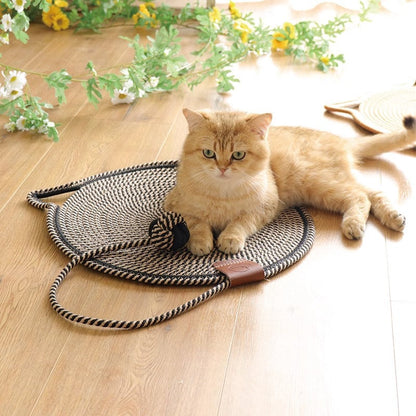 Fun Cat Scratcher Rug Pad