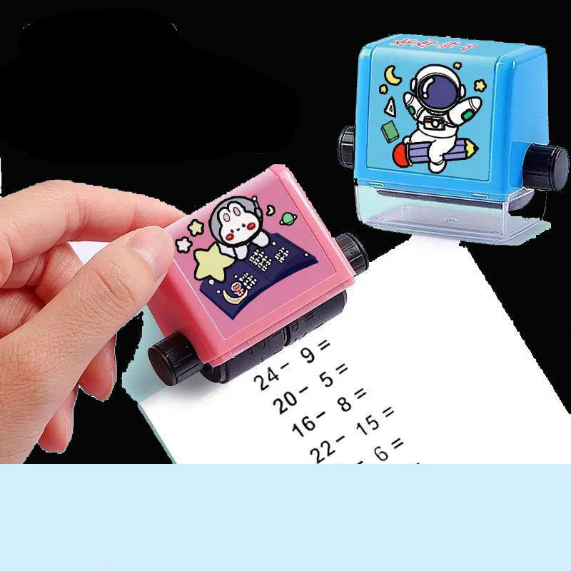 Fun Math Stamp Roller for Kids Learning