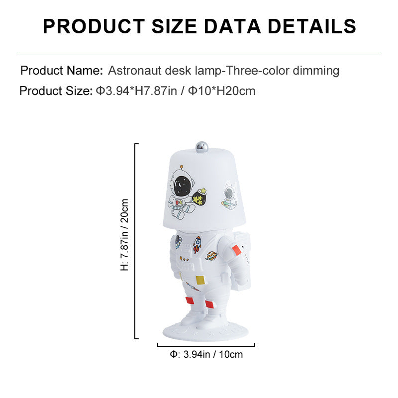 Space Theme LED Nightlight Table Lamp Home Decor Gift