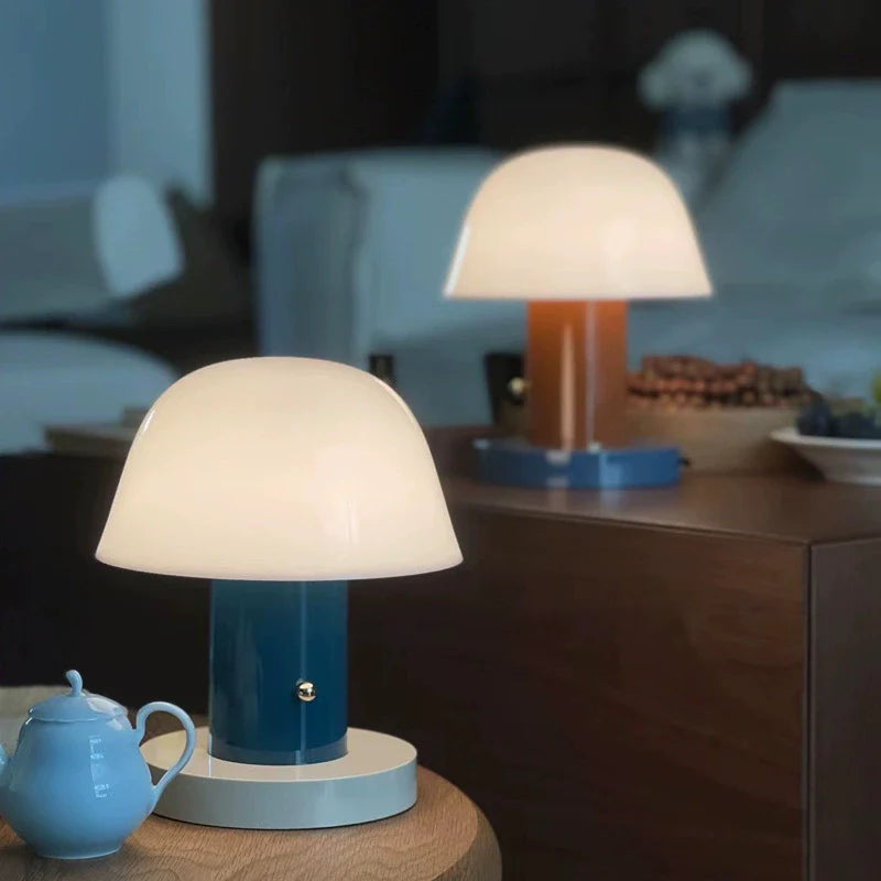 Compact Mushroom Shape Desk Light Lamp