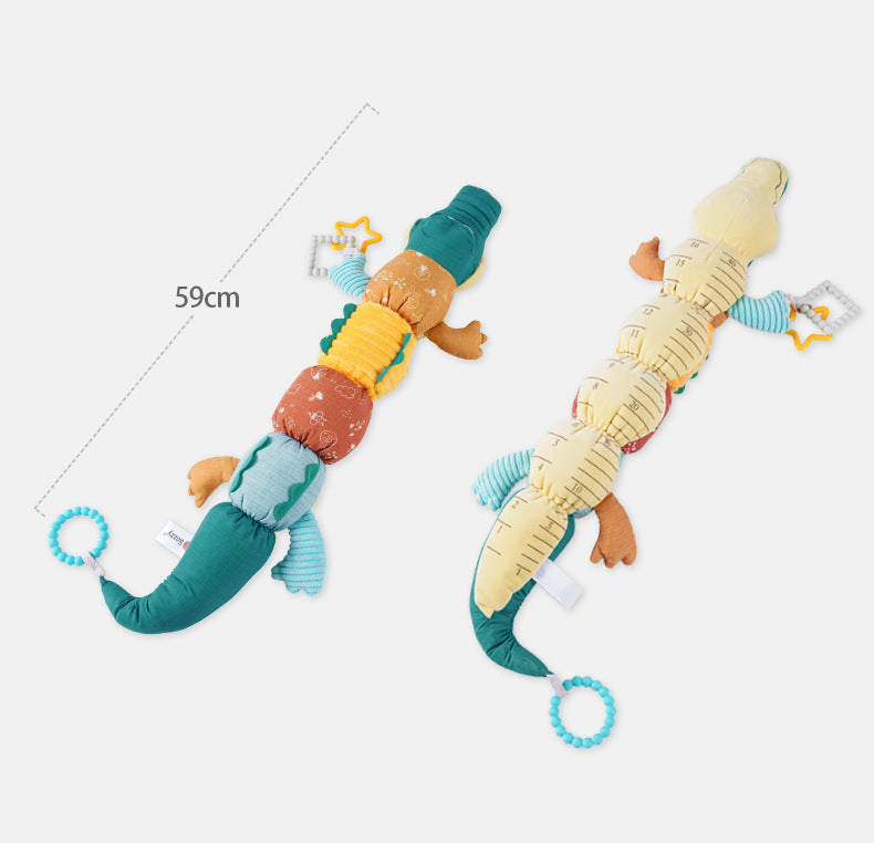 Soft Musical Crocodile Toy with Rattle