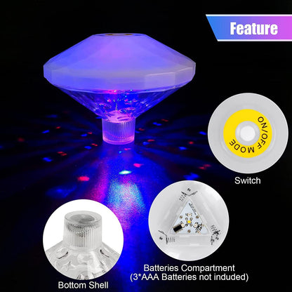 Bright Solar Powered Pool Lamp Floating Decoration