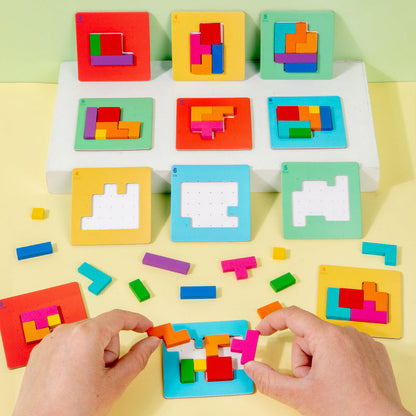 Fun Brain Teaser Building Blocks Toy