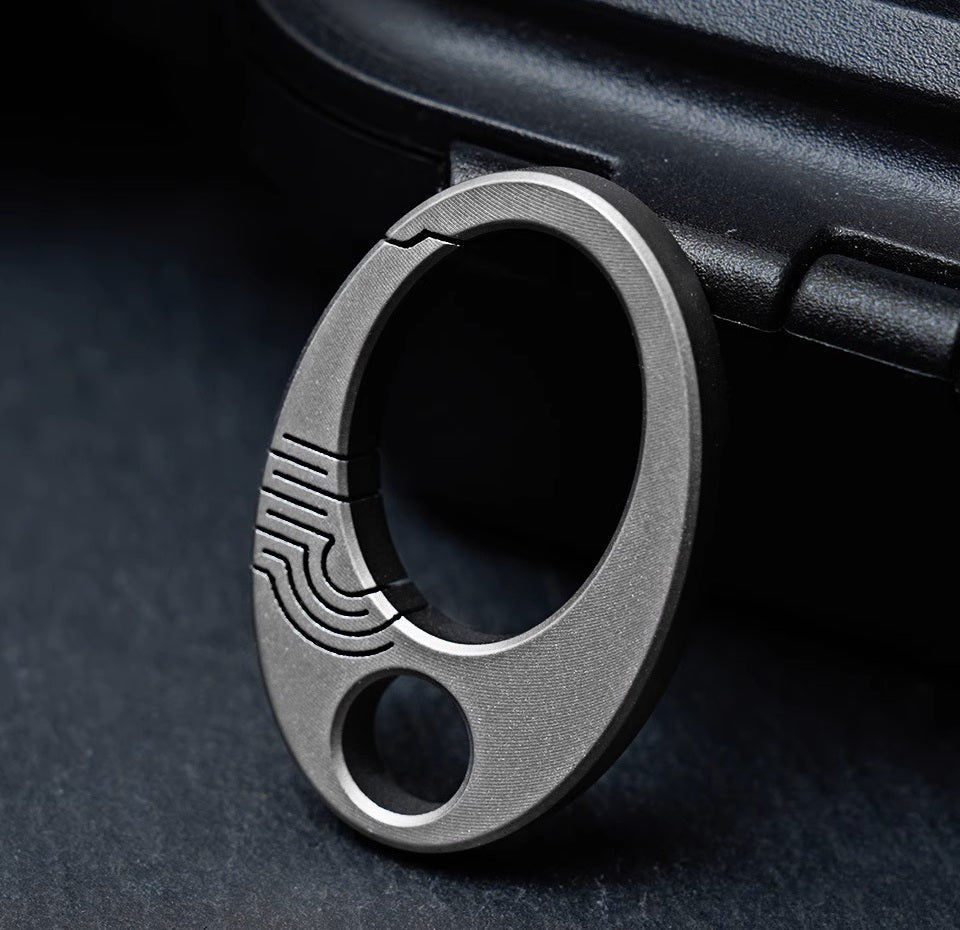 Compact Pure Titanium Keychain Tool