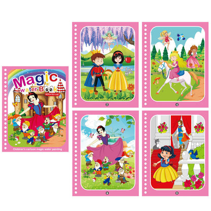 Colorful Kids Water Paint Book Set