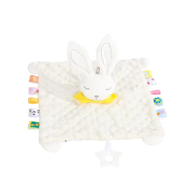 Soft Baby Toy Blanket with Rattle