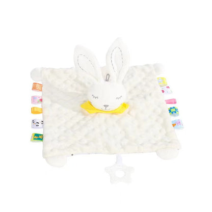 Soft Baby Toy Blanket with Rattle
