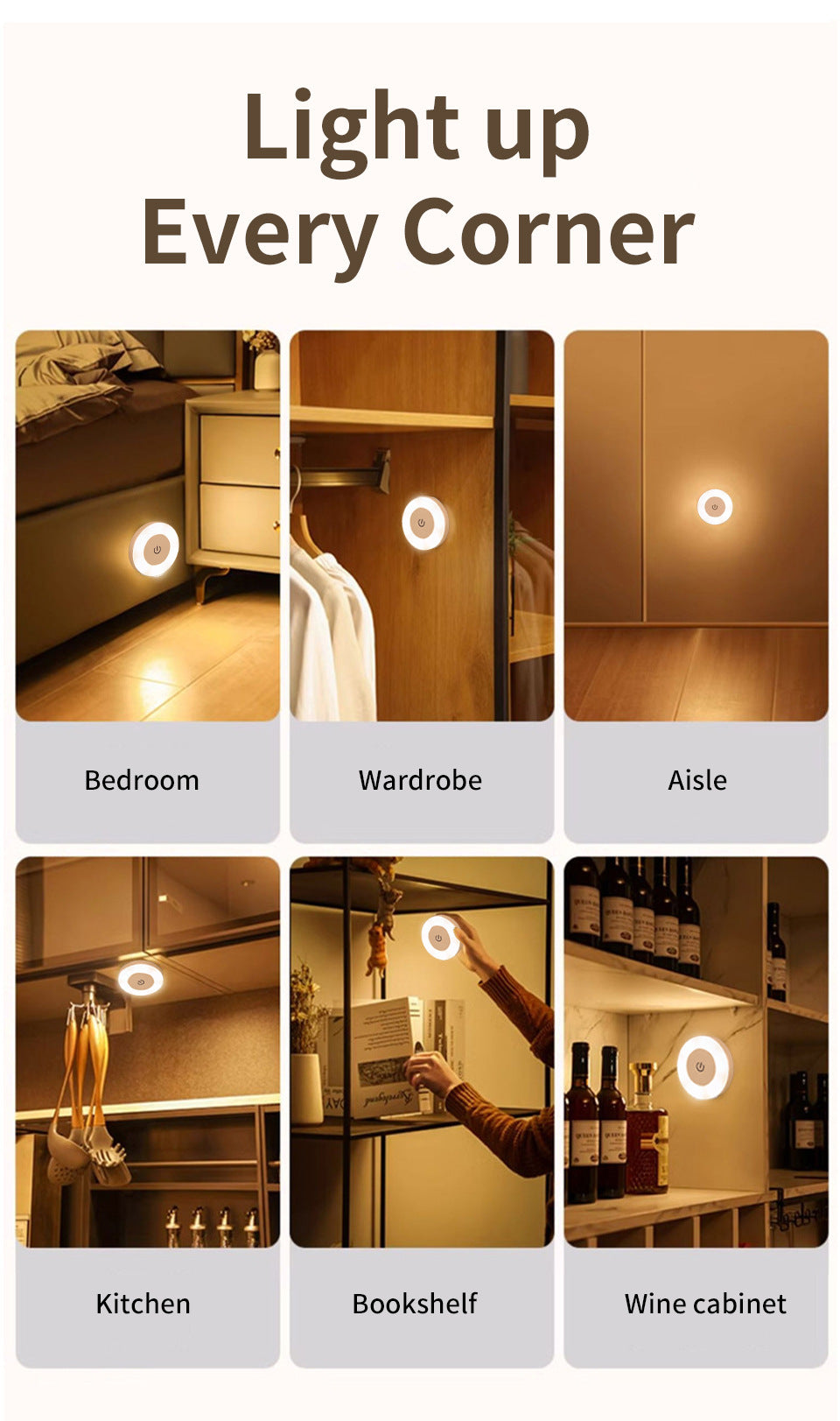 Automatic Dimmable LED Bedside Lamp