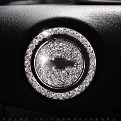 Luxury Crystal Car Starter Button Cover Ring