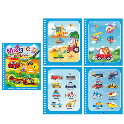 Colorful Kids Water Paint Book Set - Befez