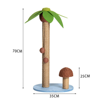 Natural Fiber Cat Tree Scratcher Post