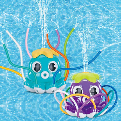 Colorful Kids Octopus Water Sprinkler Toy