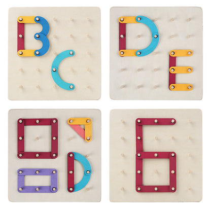 Wooden Educational Puzzle Toy Set