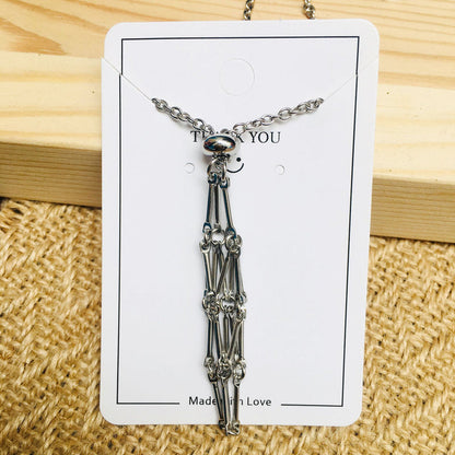 Sparkling Gemstone Pendant Necklace