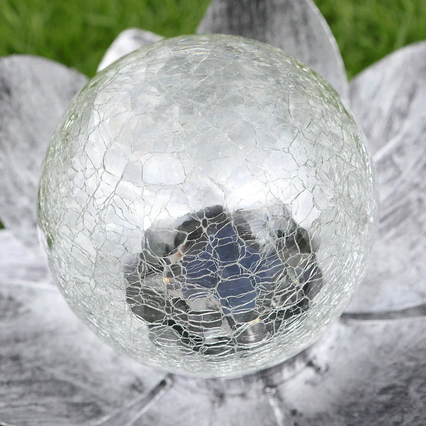 Colorful Glass Outdoor Solar Lamp