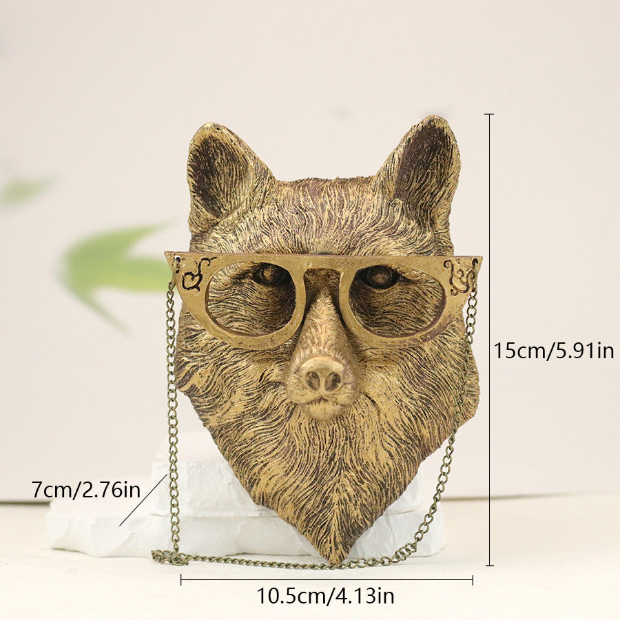 Stylish Wildlife Head Wall Decor