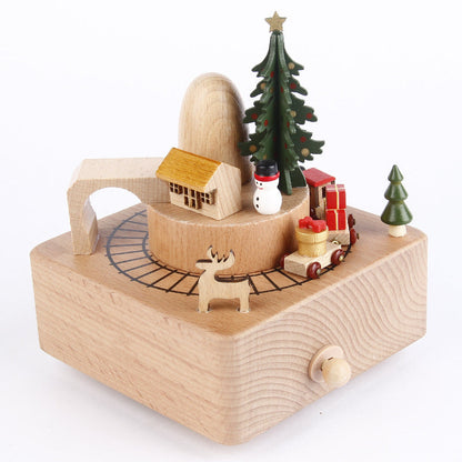 Unique Handcrafted Wood Musical Box