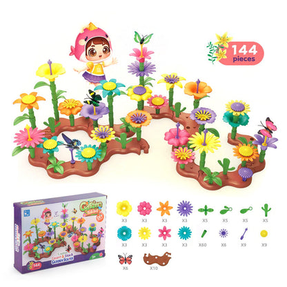Colorful Kids Flower Brick Toy Set