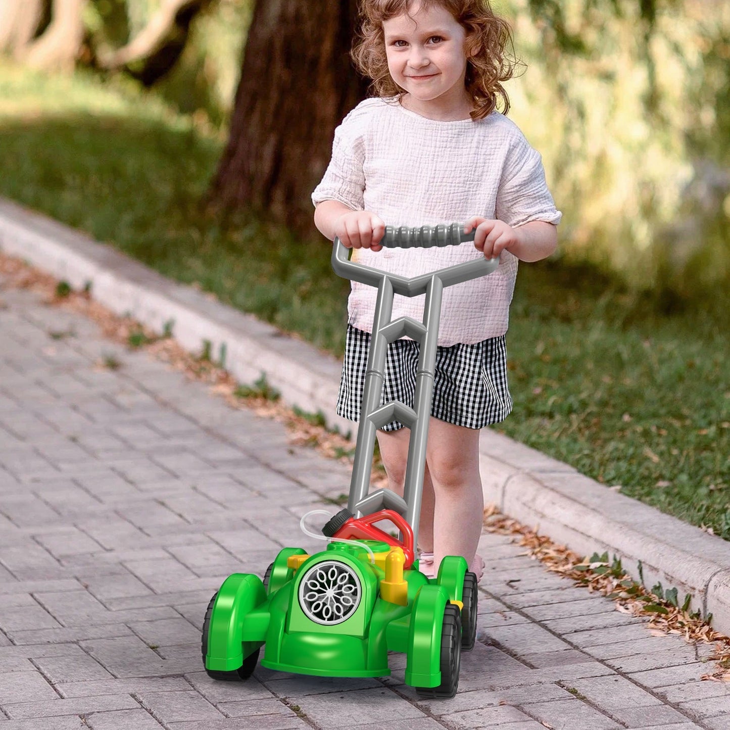 Colorful Bubble Machine Trolley
