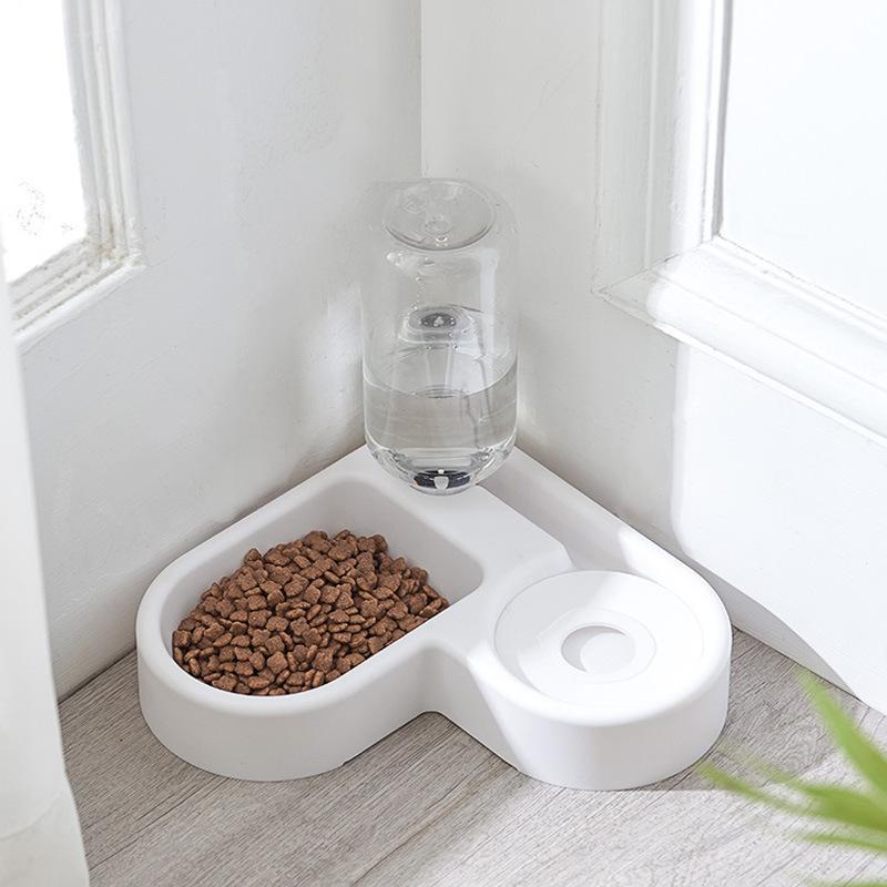 Cute Pet Food Bowl Feeder Station