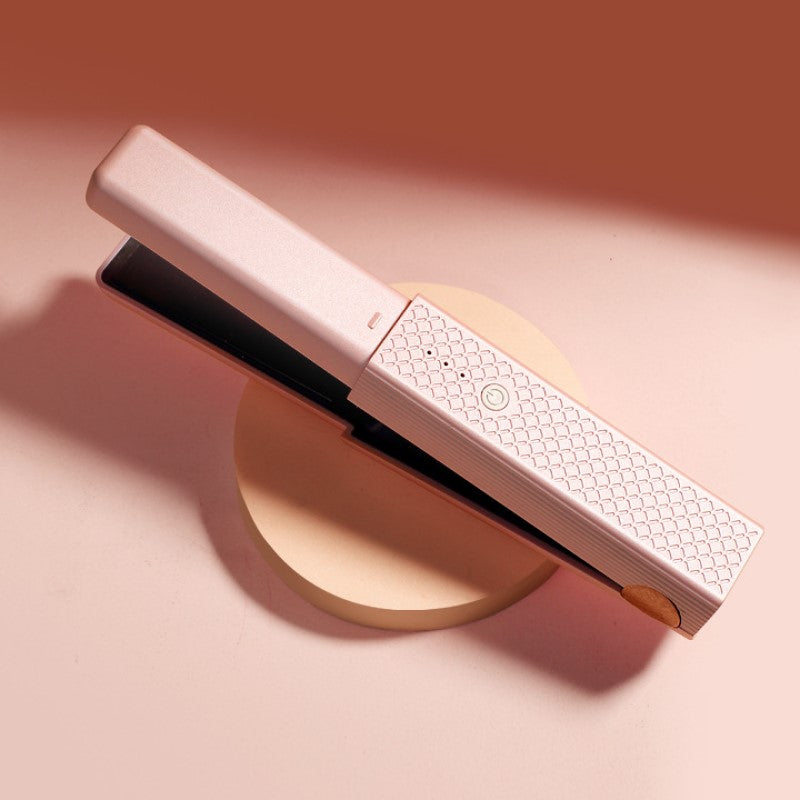 Compact Travel Hair Straightener with USB Charger
