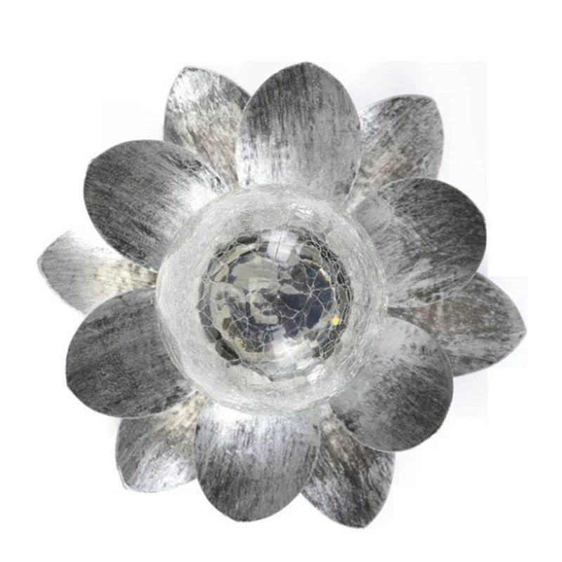 Colorful Glass Outdoor Solar Lamp