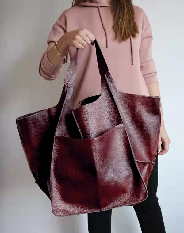 Vegan Leather Tote Bag | Lightweight Bevez