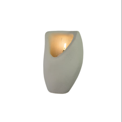 Simple White Textured Wall Lamp