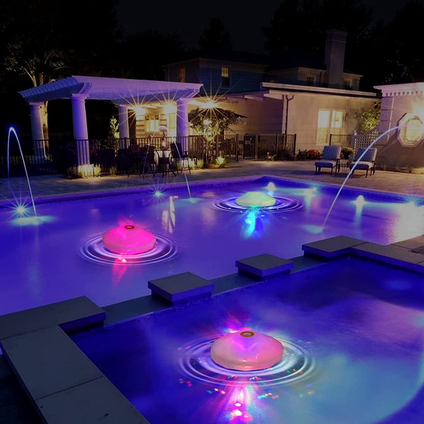 Bright Solar Powered Pool Lamp Floating Decoration