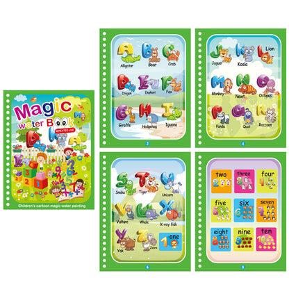 Colorful Kids Water Paint Book Set