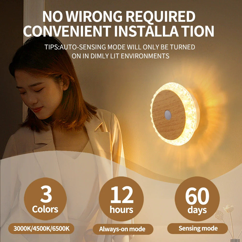 Easy Install LED Motion Sensor Nightlight