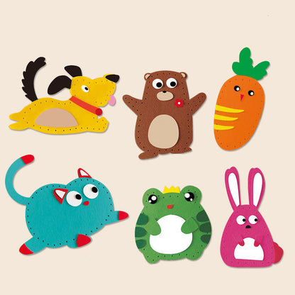 Soft Felt Animal Shapes for Crafts and Sewing