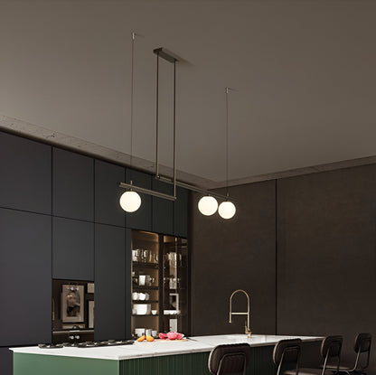 Modern Glass Linear Pendant Light
