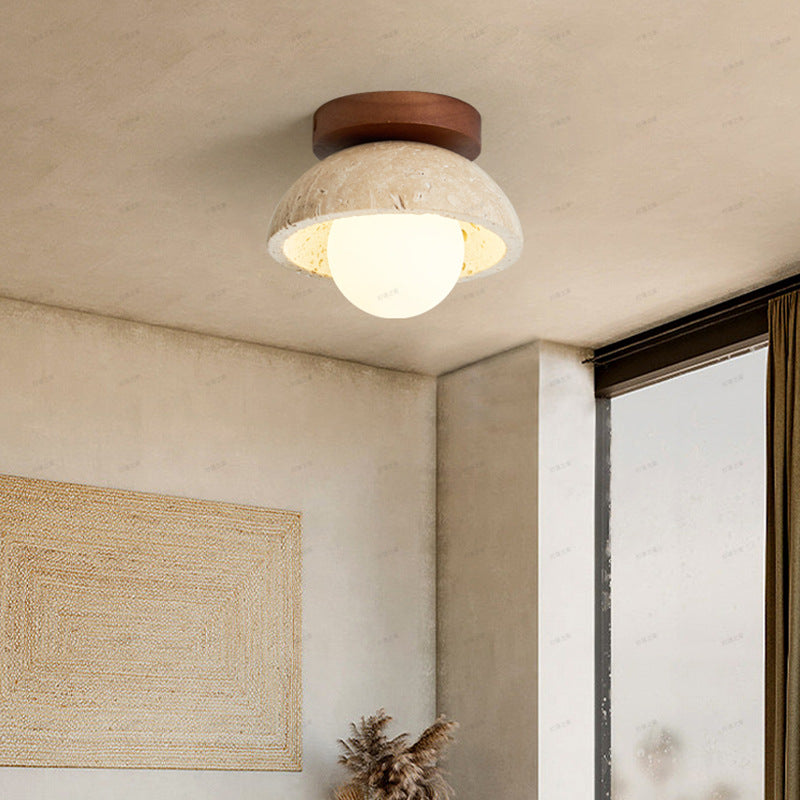 Rustic Stone LED Wall Light