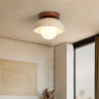 Rustic Stone LED Wall Light