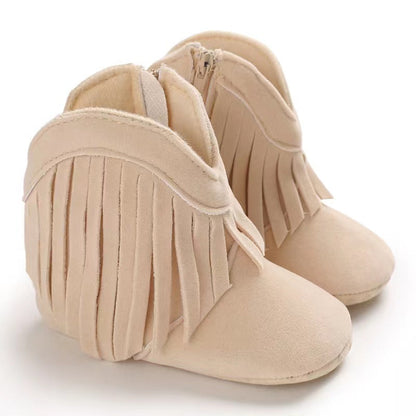 Warm Boys Cowboy Snow Boots