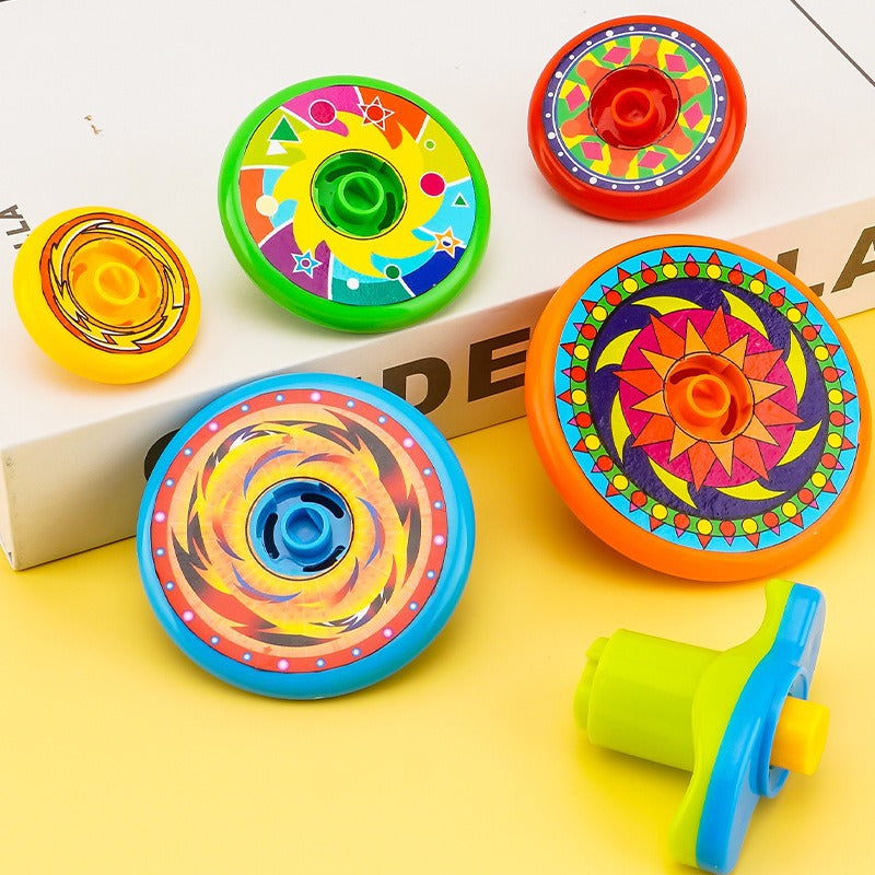 Fun Colorful Spinning Top Game