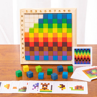 Wooden Montessori Learning Alphabet and Number Set