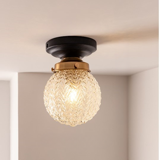 Vintage Crystal Drop Ceiling Light