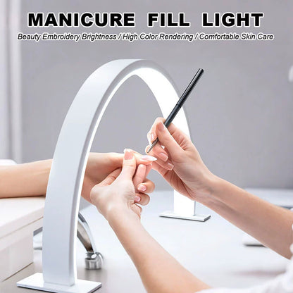 Compact LED Nail Table Lamp U-Shaped Desk Light