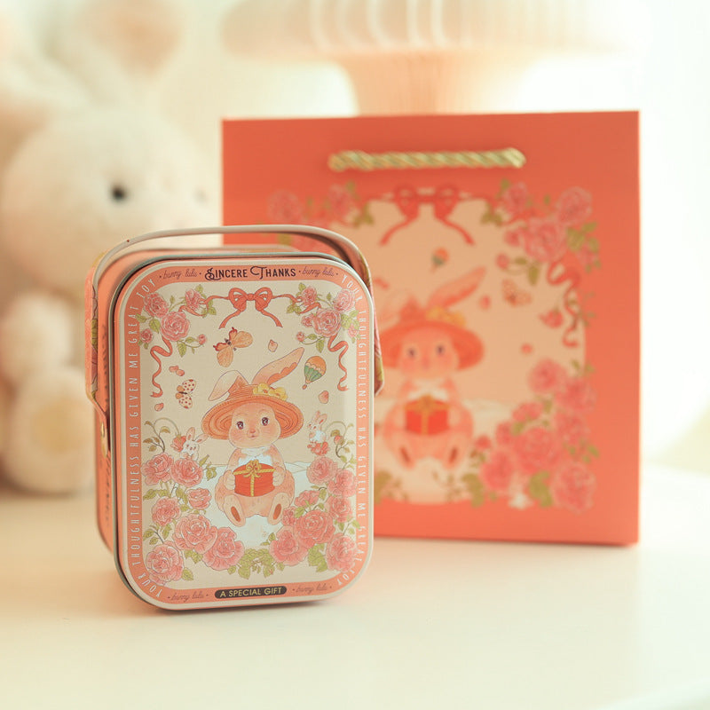 Cute Plush Bunny Pom Pom Keychain Charm