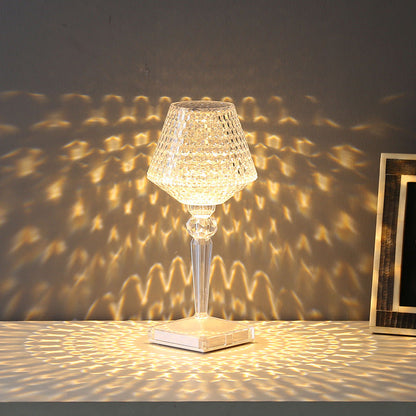 Elegant Crystal Desk Lamp with USB Charger - Befez