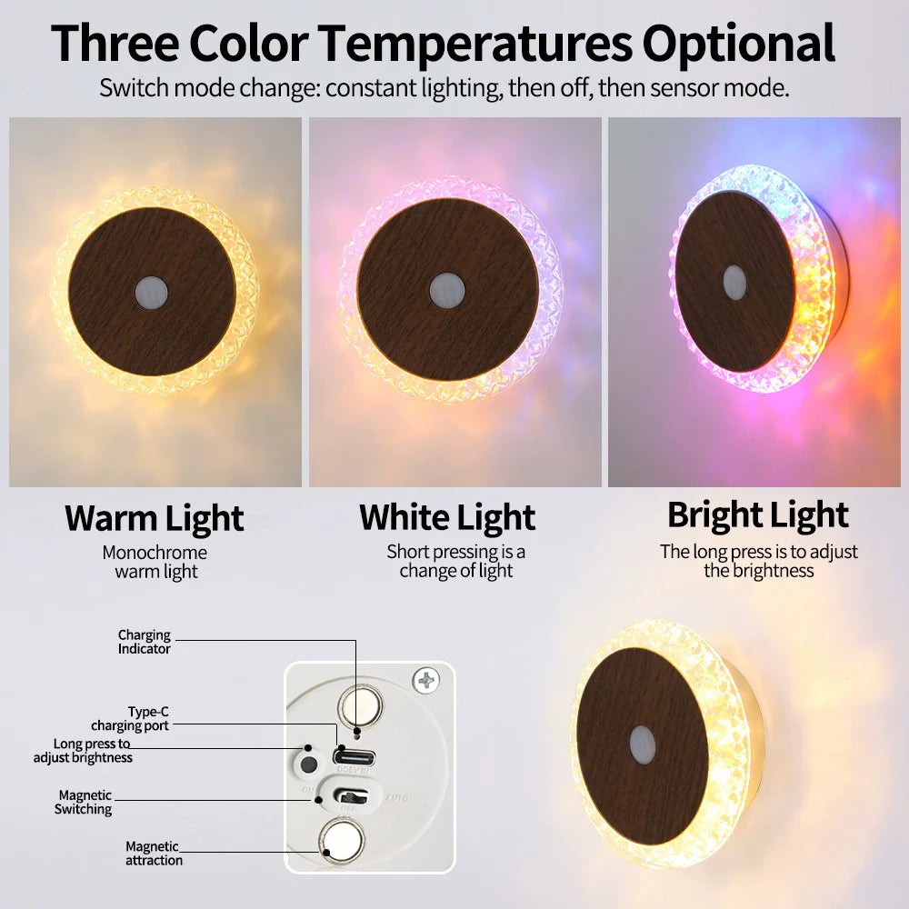Easy Install LED Motion Sensor Nightlight